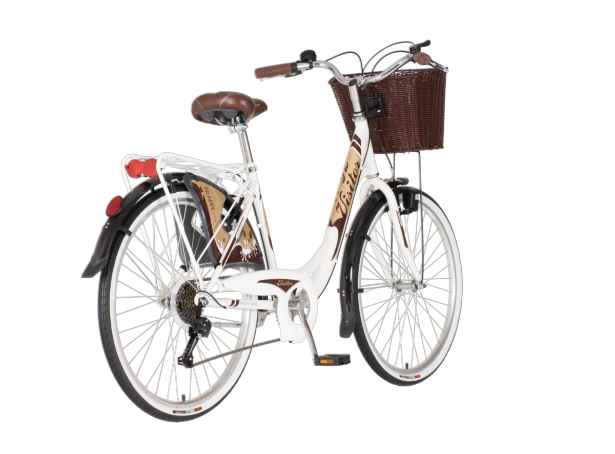 Visitor frappe bicikla belo krem-fas2612s6