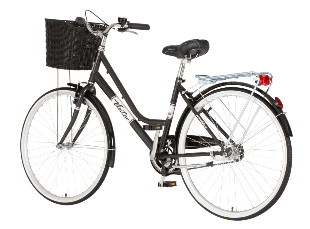 Bicikl Visitor Fashion Latte 26x1.3/8" crni