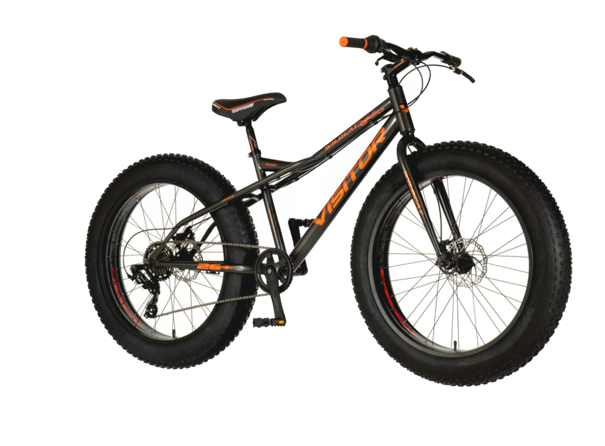 Bicikl Visitor Fat bike 26" Bigfoot  sivo narandžasti