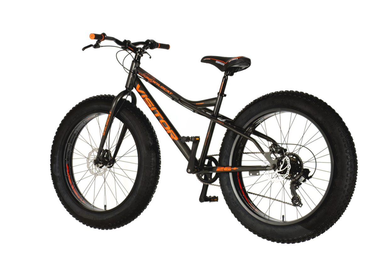 Bicikl Visitor Fat bike 26" Bigfoot  sivo narandžasti
