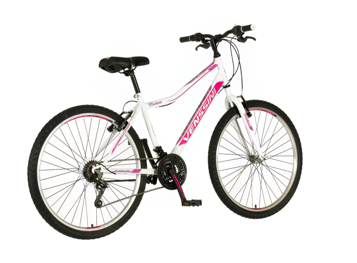 Bicikl Venssini Modena 26" belo roze