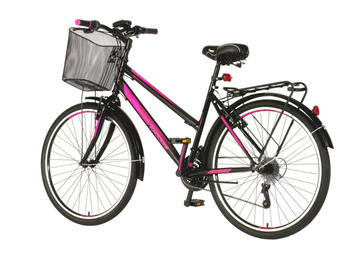 Bicikl Venssini Roma 26" crno roze