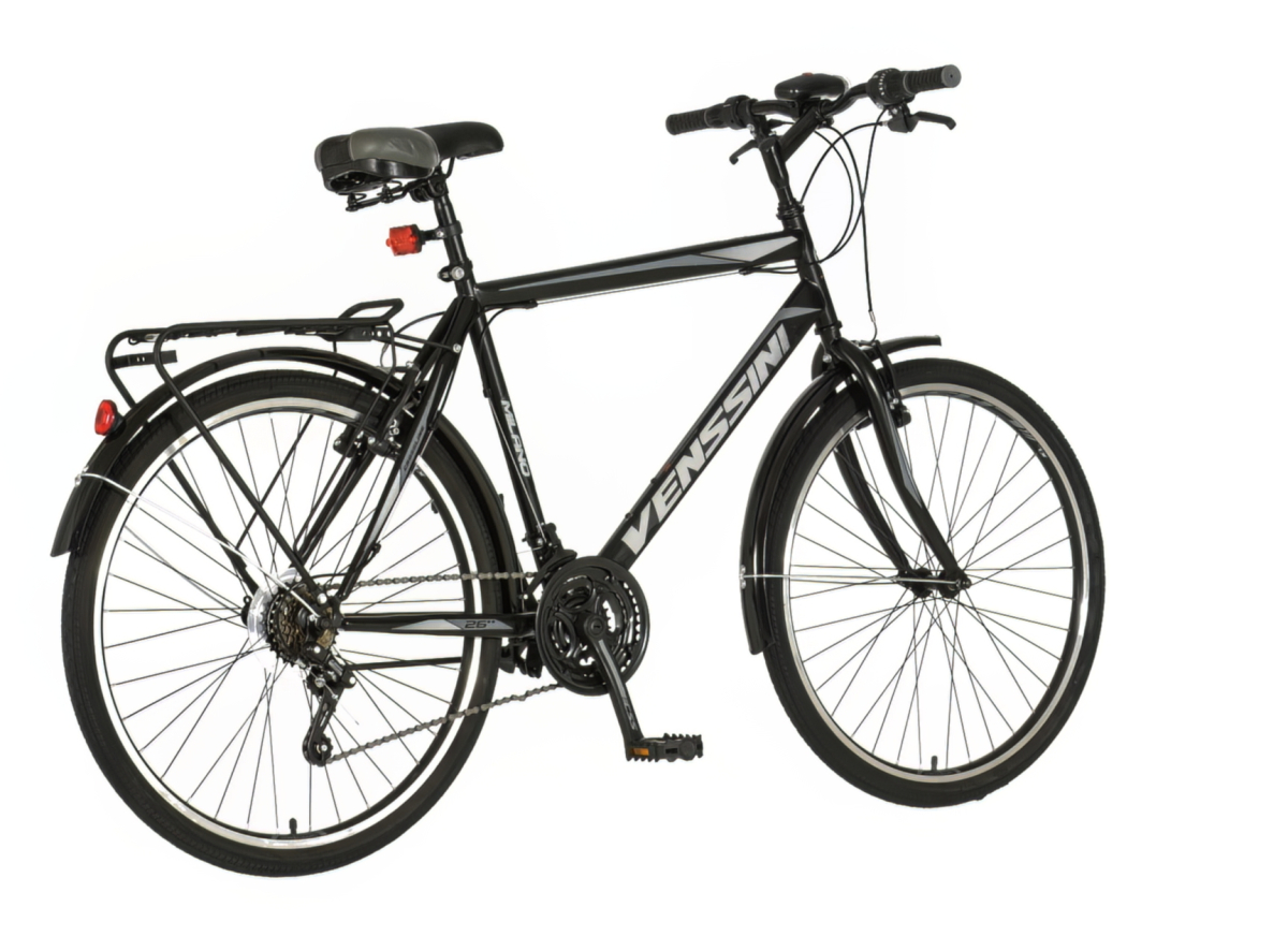Bicikl Venssini Milano 26" crno sivi