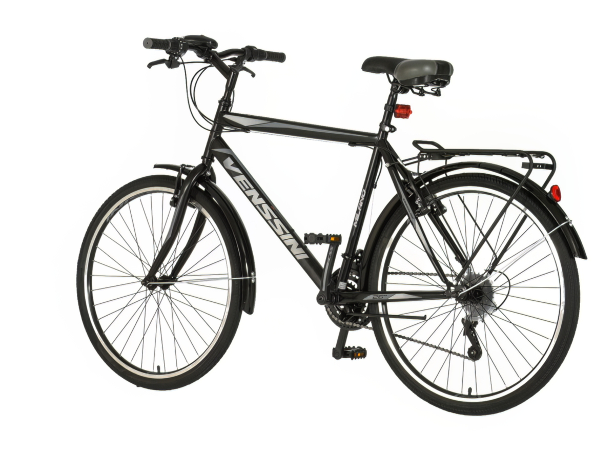 Bicikl Venssini Milano 26" crno sivi