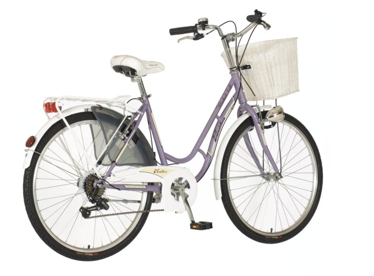 Bicikl Visitor Fashion Machiato 26x1.3/8"  ljubičasto beli