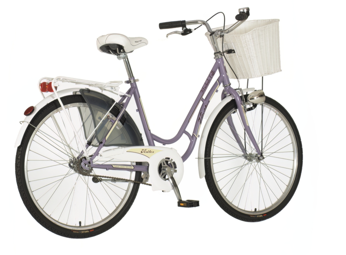 Bicikl Visitor Fashion Machiato 26x1.3/8"  ljubičasto beli