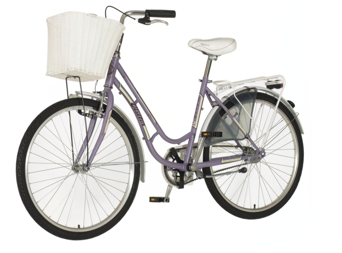 Bicikl Visitor Fashion Machiato 26x1.3/8"  ljubičasto beli