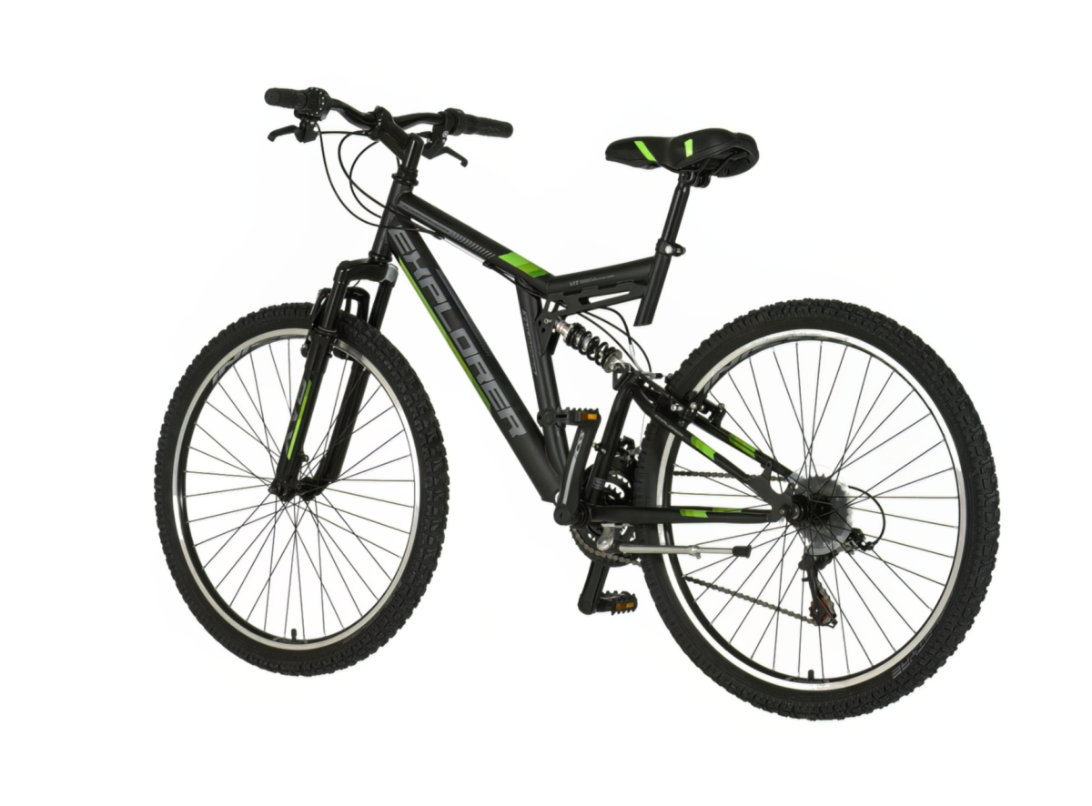 Bicikl ExplorerTthunder full suspension 26" crno zeleni