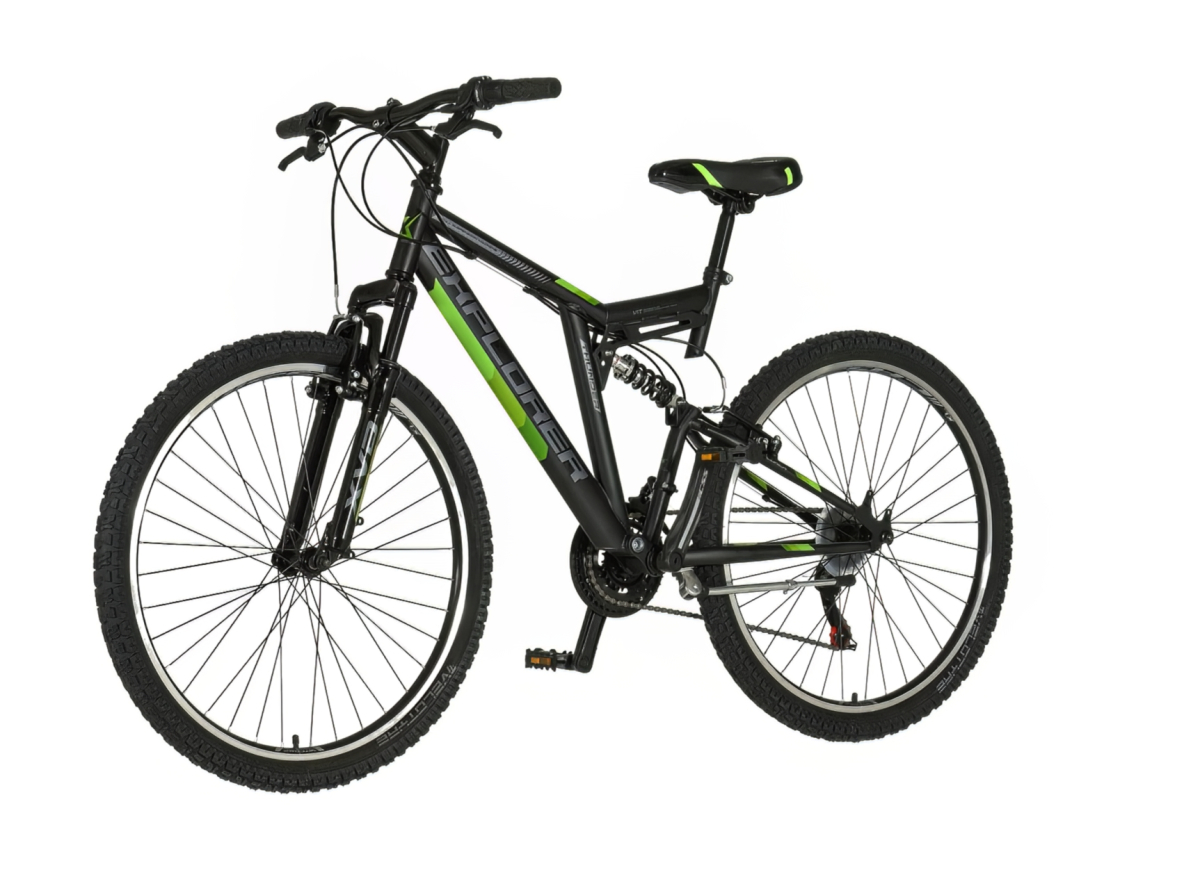 Bicikl ExplorerTthunder full suspension 26" crno zeleni