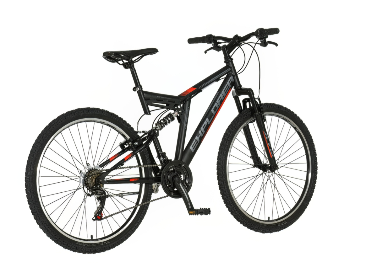Bicikl Explorer Thunder full suspension 26" crno crveni