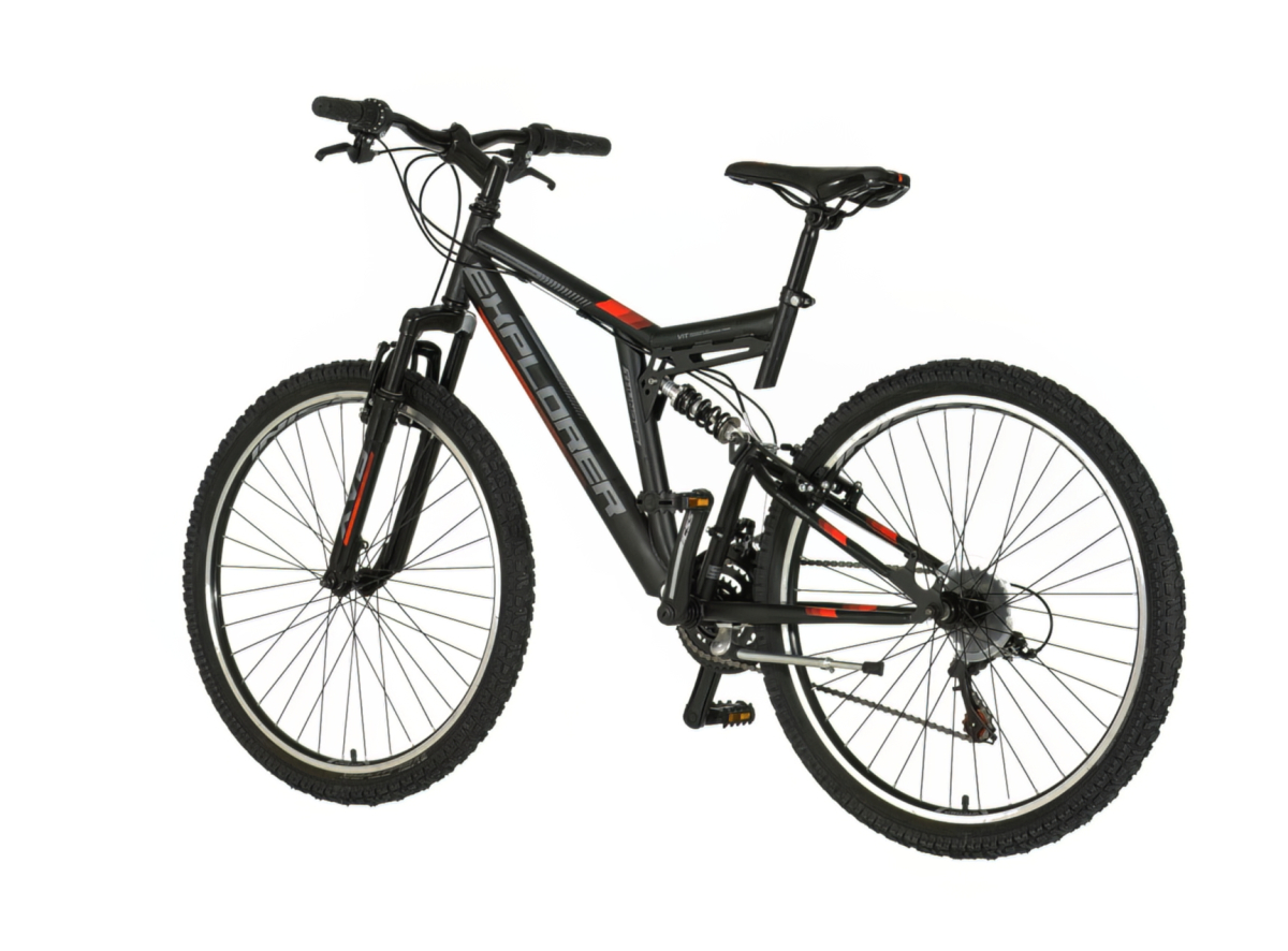 Bicikl Explorer Thunder full suspension 26" crno crveni