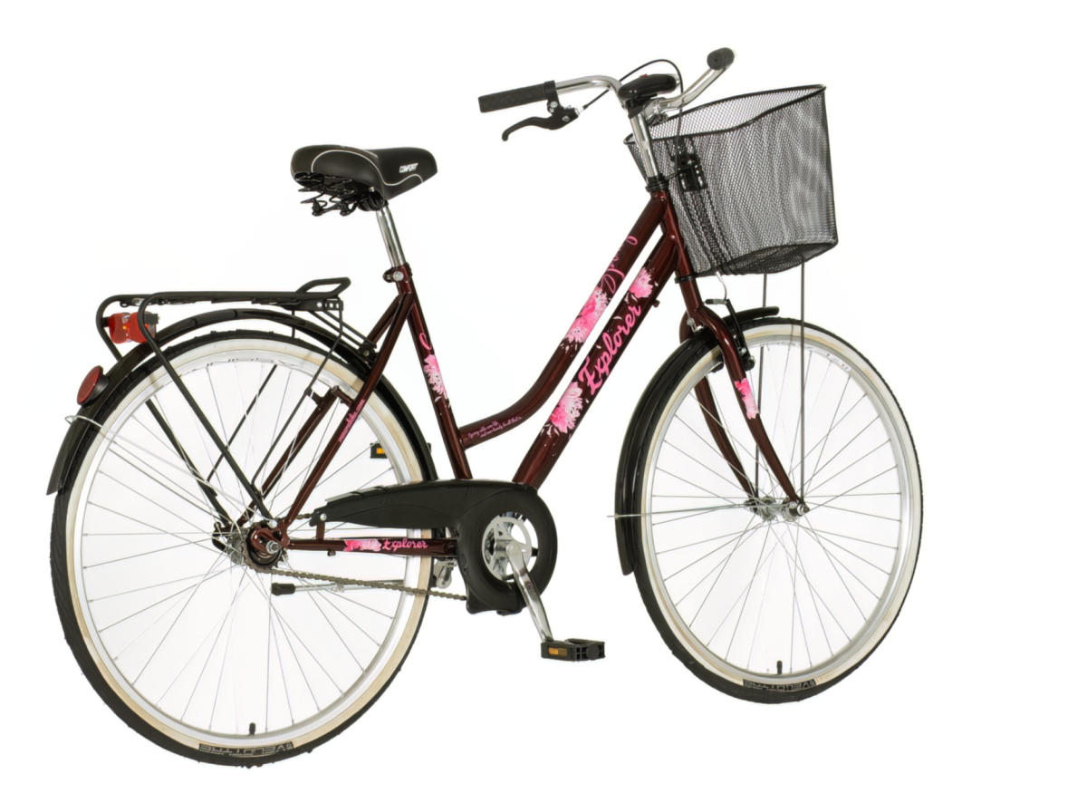 Explorer elite lady fashion bicikla bordo roza-eli261kk