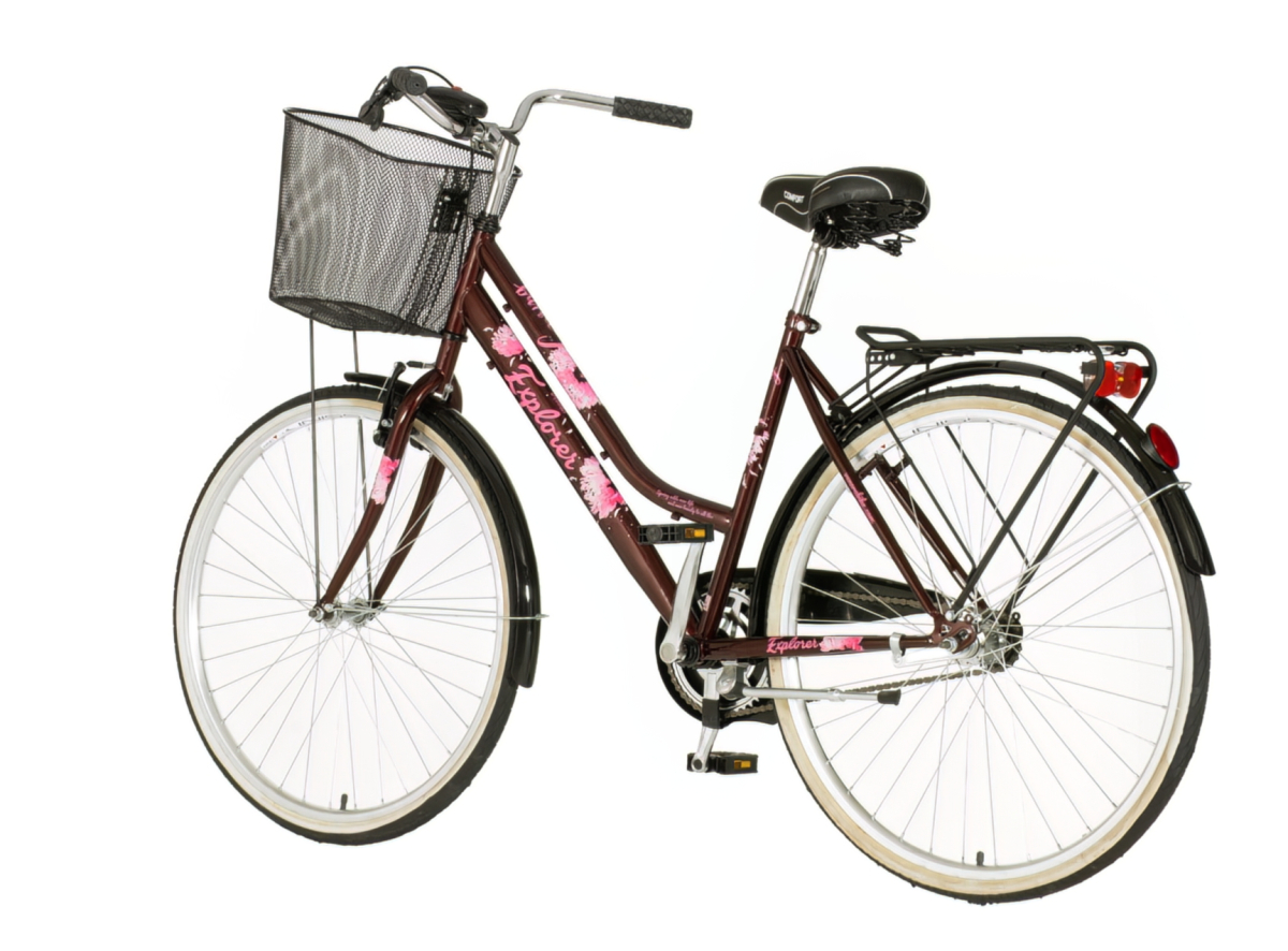 Explorer elite lady fashion bicikla bordo roza-eli261kk