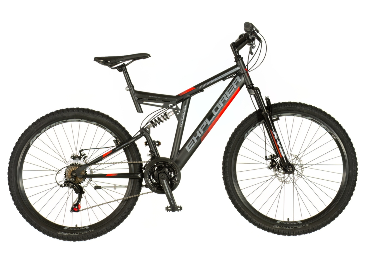 Bicikl Explorer Thunder full suspension 26" crno crveni