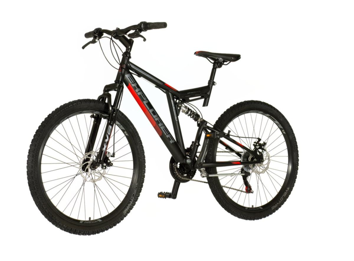Bicikl Explorer Thunder full suspension 26" crno crveni