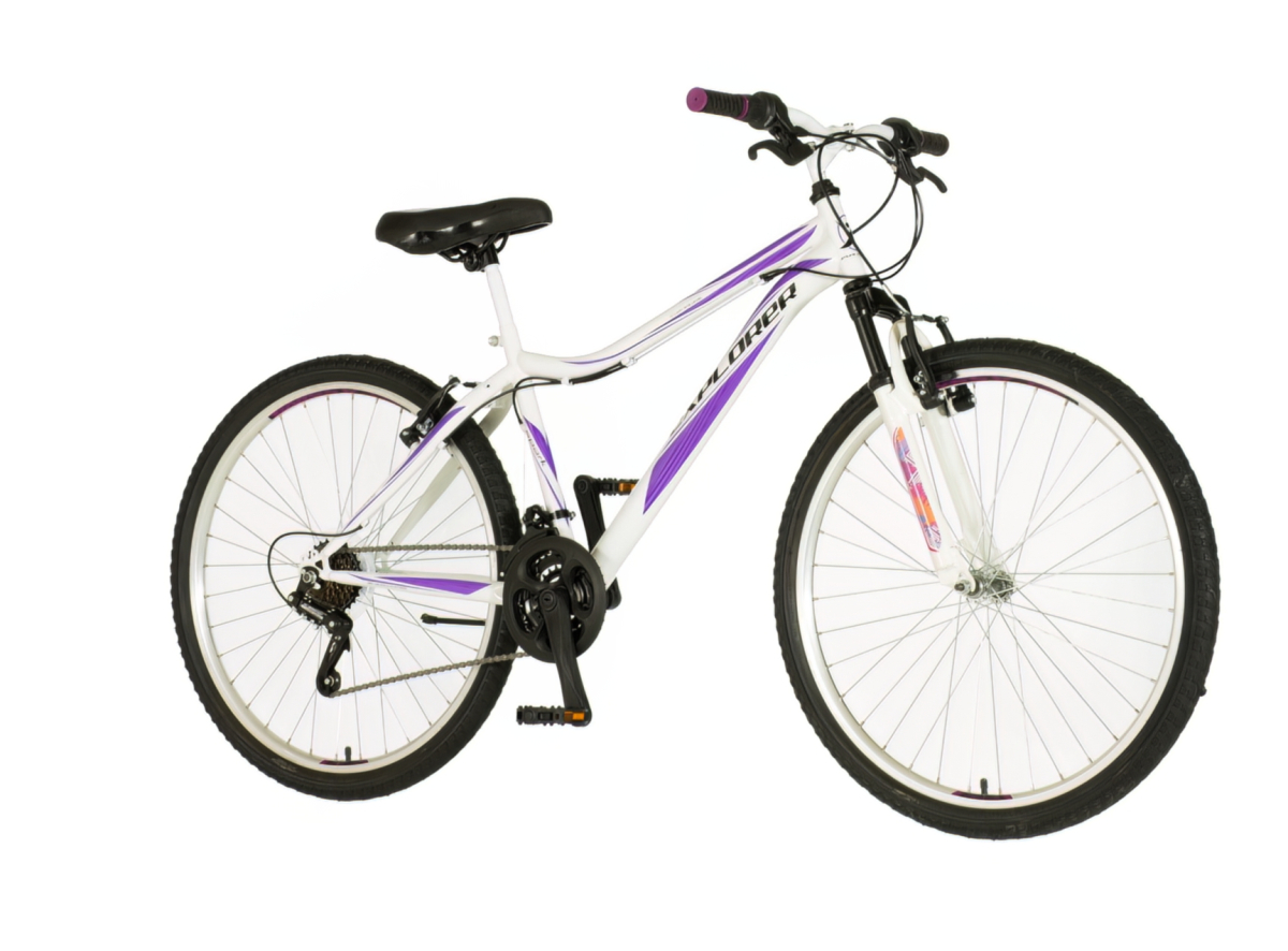 Bicikl Explorer Spark 26" belo ljubičasti