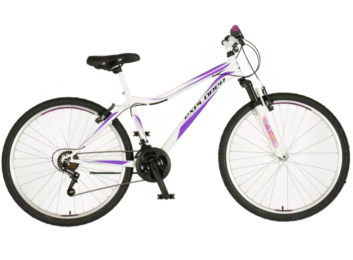Bicikl Explorer Spark 26" belo ljubičasti