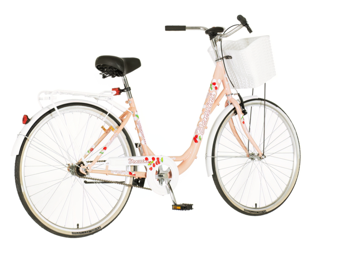 Bicikl Venssini Diamante 26x1.3/8" roze beli