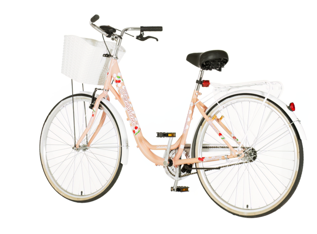 Bicikl Venssini Diamante 26x1.3/8" roze beli