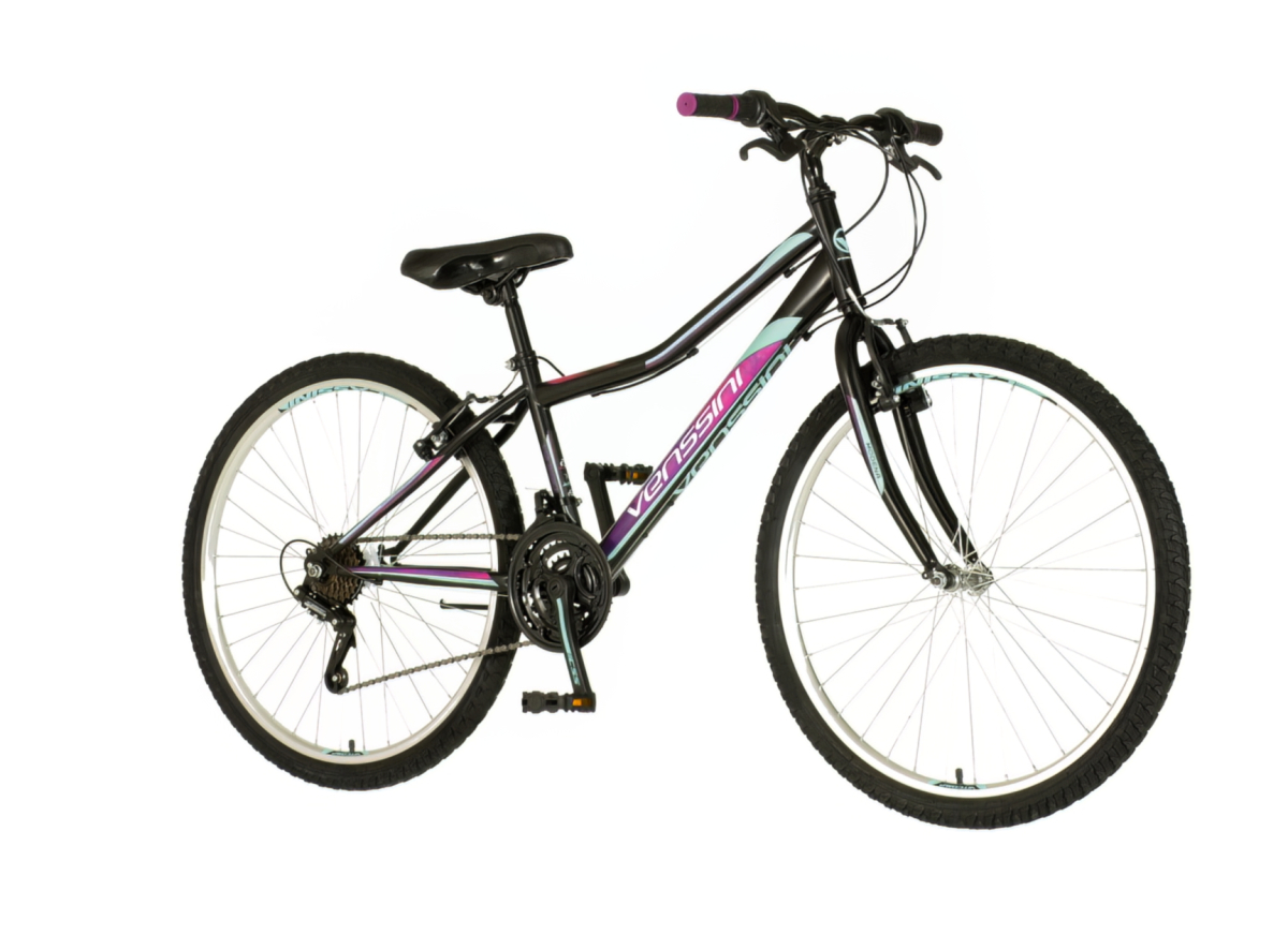 Bicikl Venssini Modena 26" crno ljubičasti