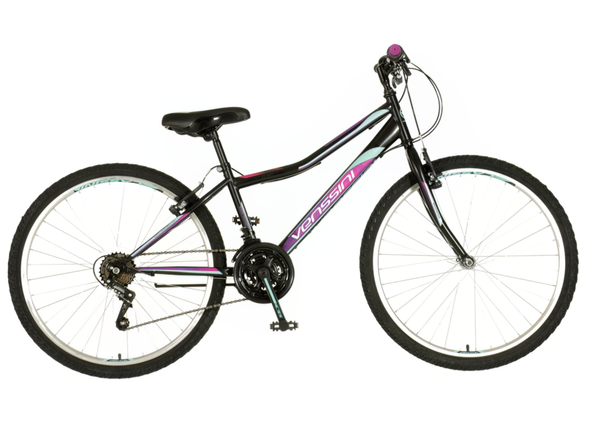 Bicikl Venssini Modena 26" crno ljubičasti