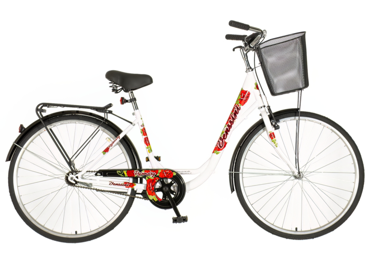 Bicikl Venssini Diamante Rosemary 26x1.3/8" belo roze