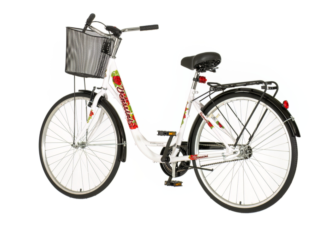 Bicikl Venssini Diamante Rosemary 26x1.3/8" belo roze