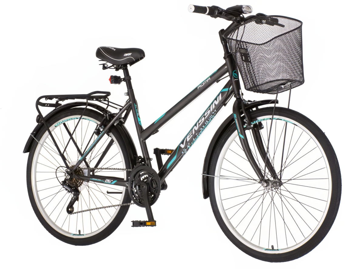 Bicikl Venssini Roma 26" sivi