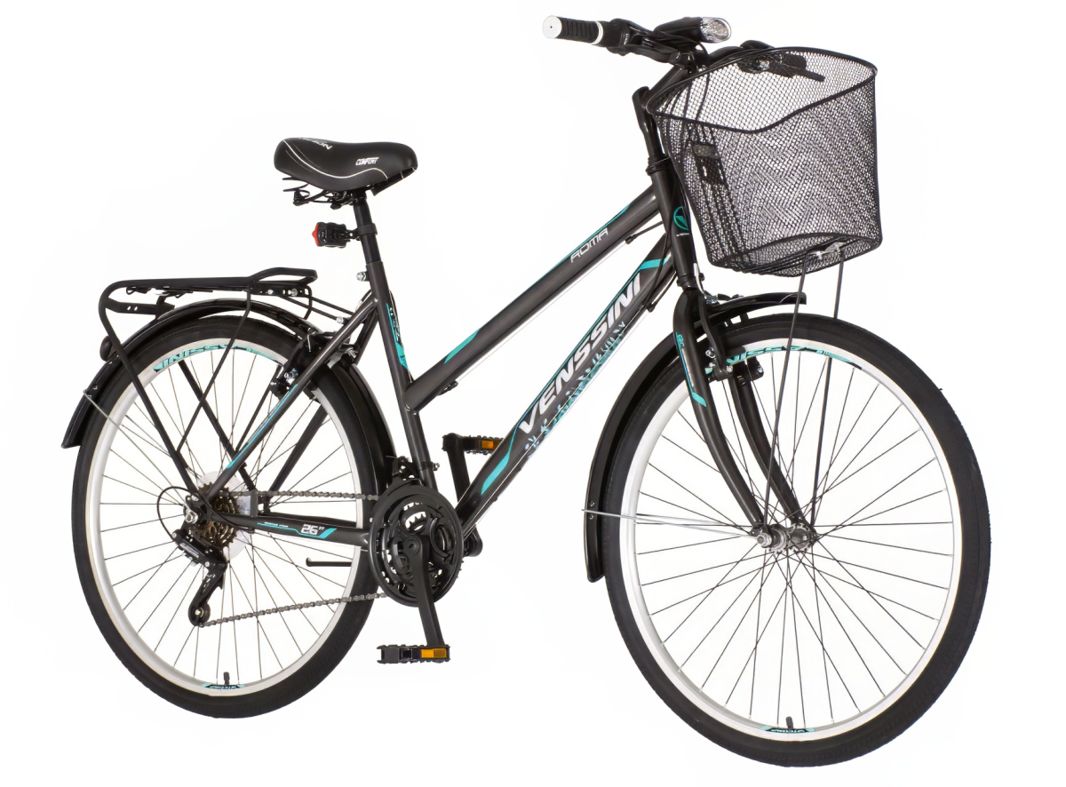 Bicikl Venssini Roma 26" sivi