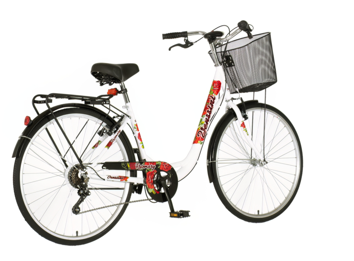 Bicikl Venssini Diamante 26x1.3/8" belo crveni