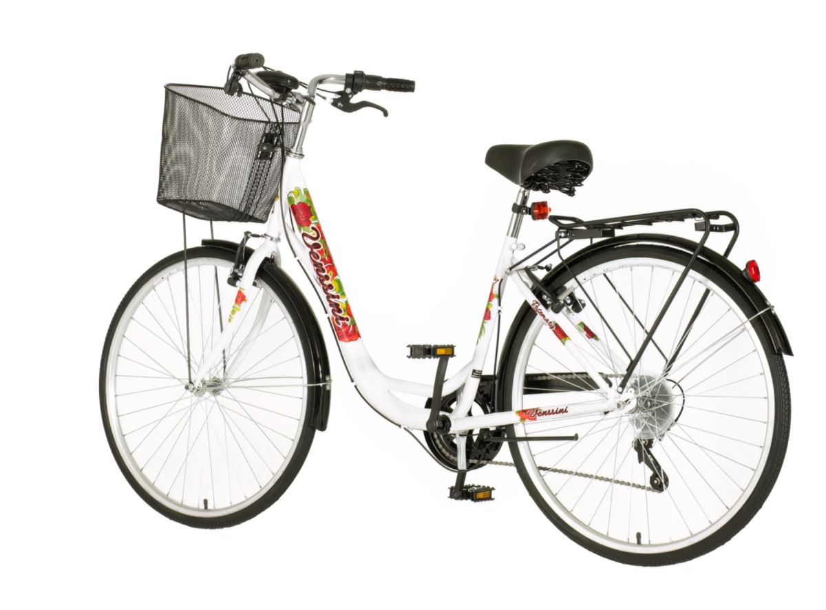 Bicikl Venssini Diamante 26x1.3/8" belo crveni