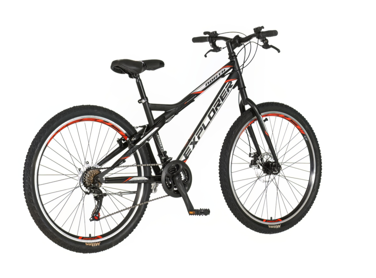 Bicikl Explorer North 26" crno crveni