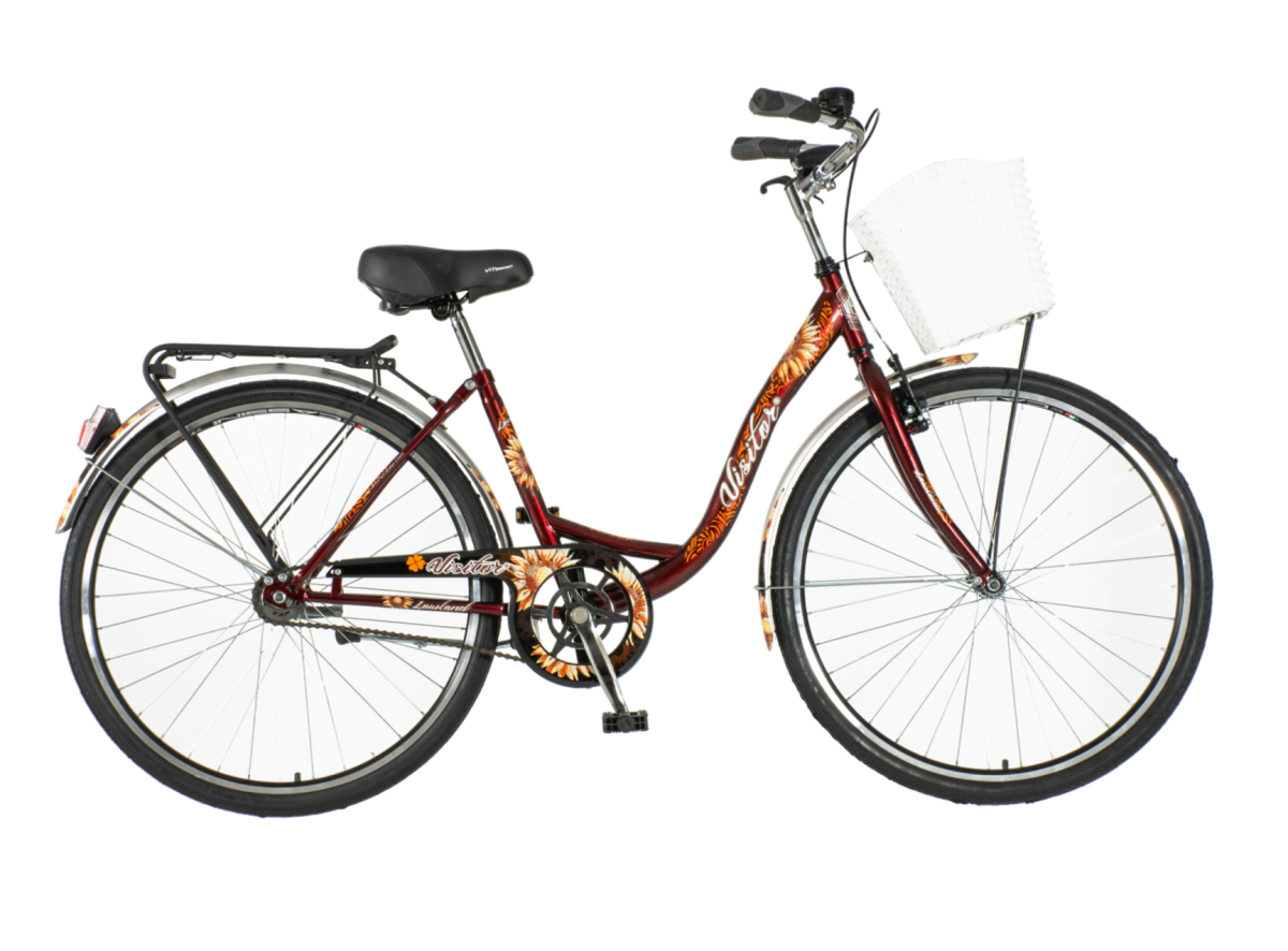 Bicikl Visitor Lowland 26x1.3/8"  crveno  narandžasti