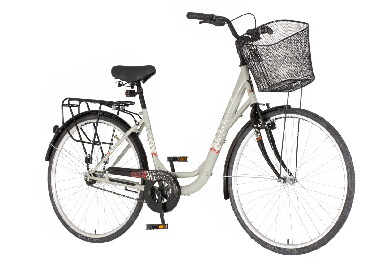 Bicikl Venssini Diamante 26x1.3/8" sivo krem