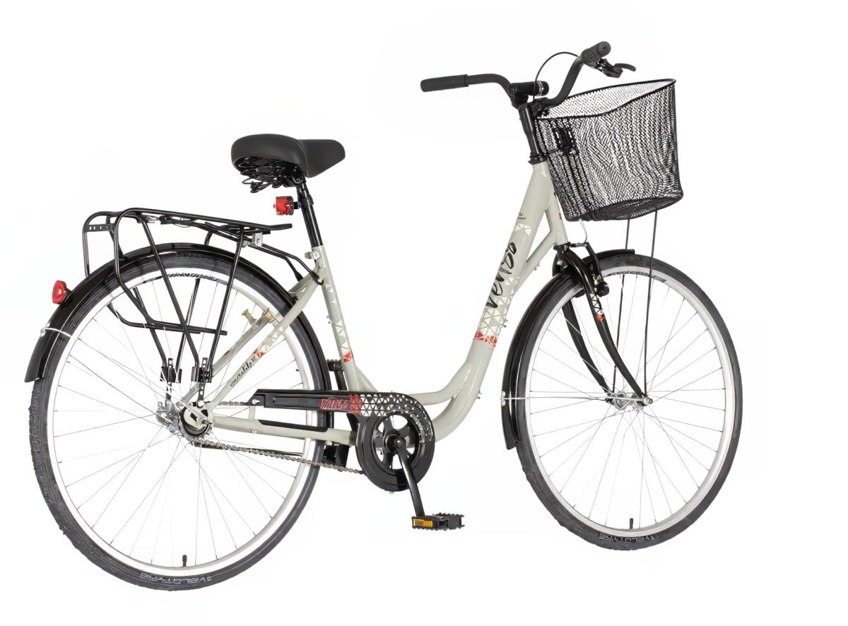 Bicikl Venssini Diamante 26x1.3/8" sivo krem