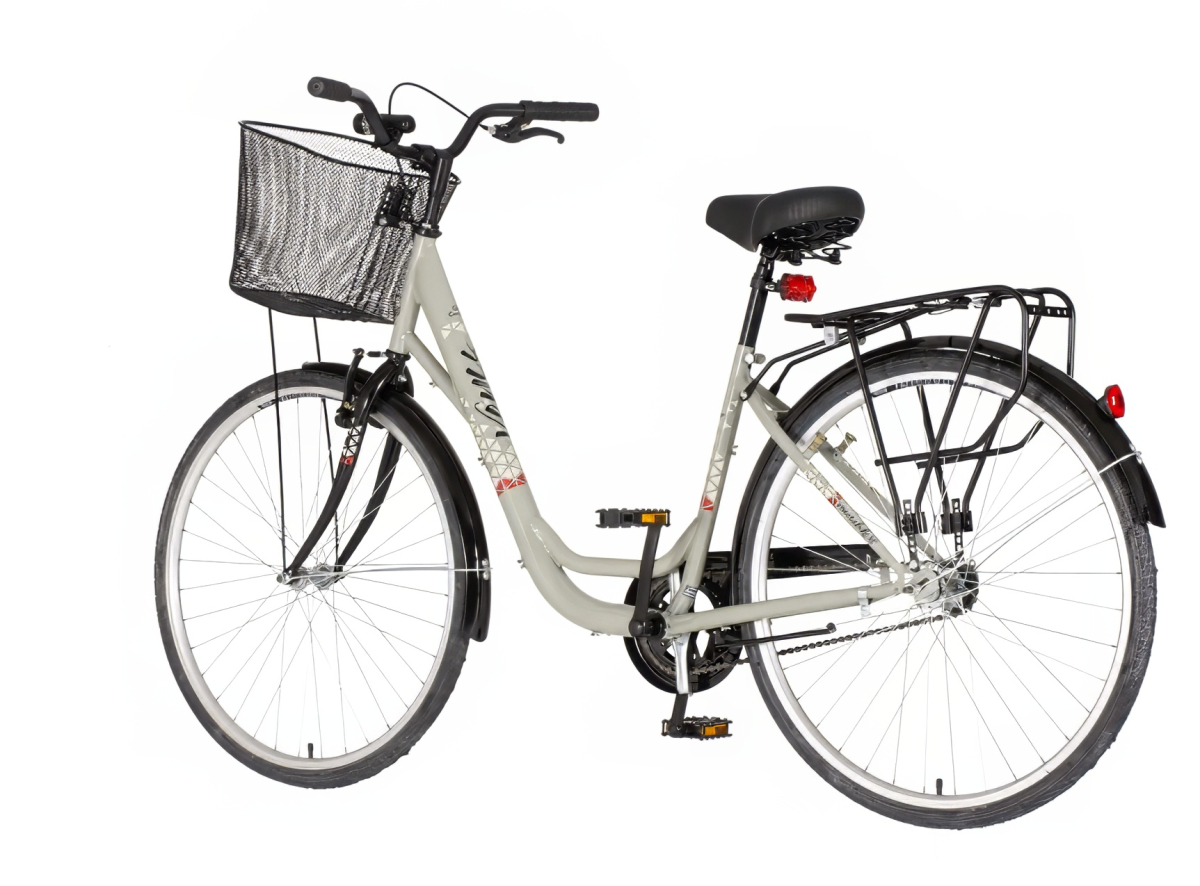 Bicikl Venssini Diamante 26x1.3/8" sivo krem