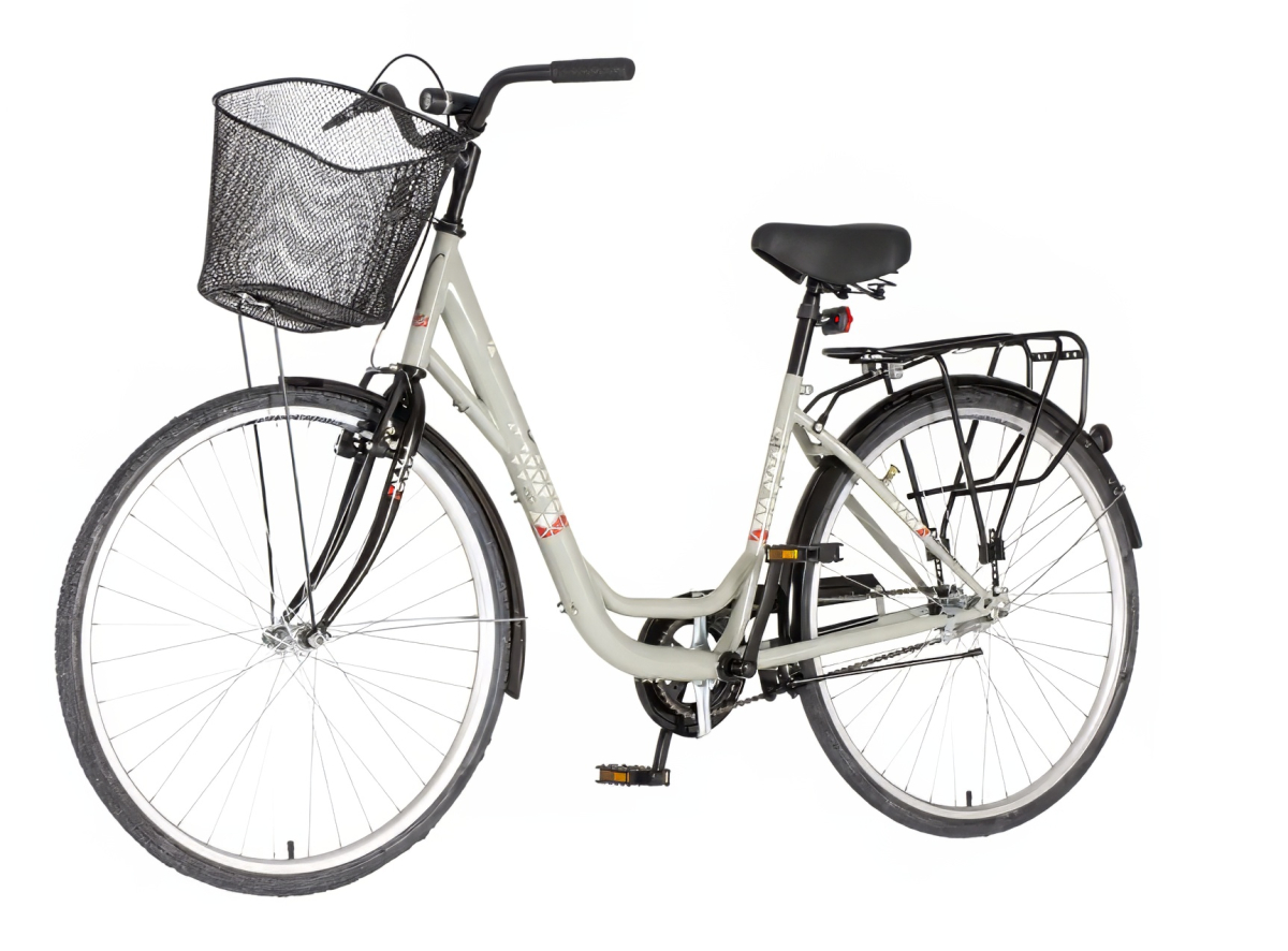 Bicikl Venssini Diamante 26x1.3/8" sivo krem