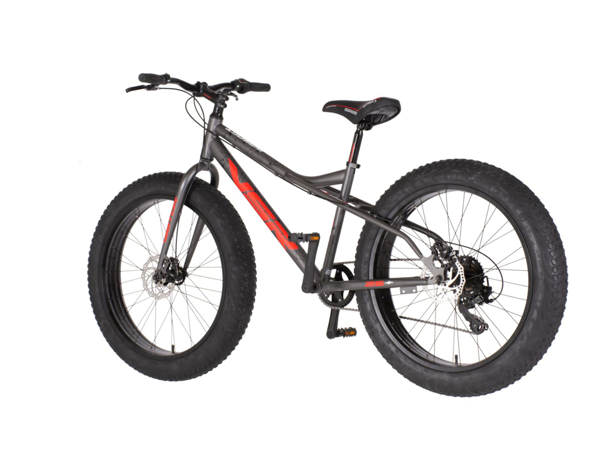 Bicikl Visitor Fat Bike 26" Bigfoot sivo crveni