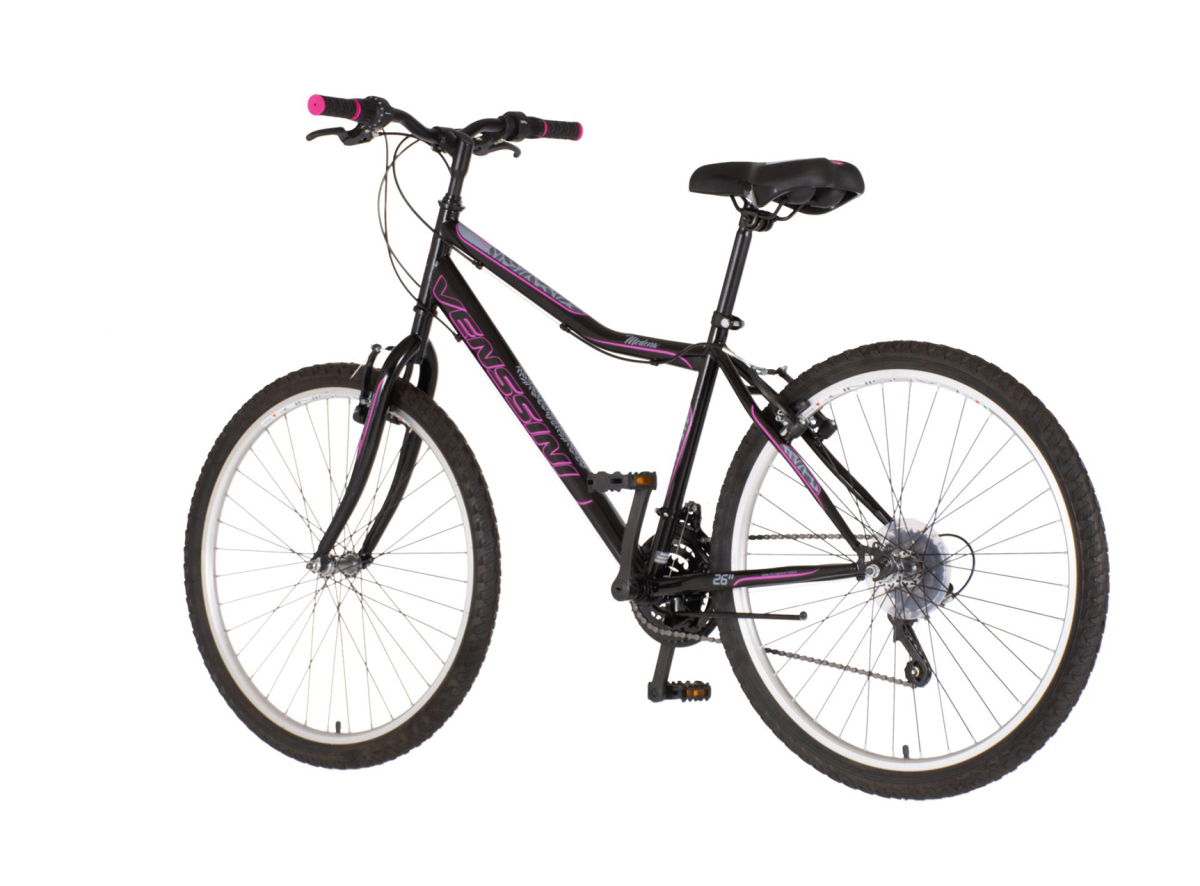 BICIKL MTB VENSSINI MODENA 26" 17" V-BRAKE  18 BRZINA 158-175CM (M) CRNO ROZE