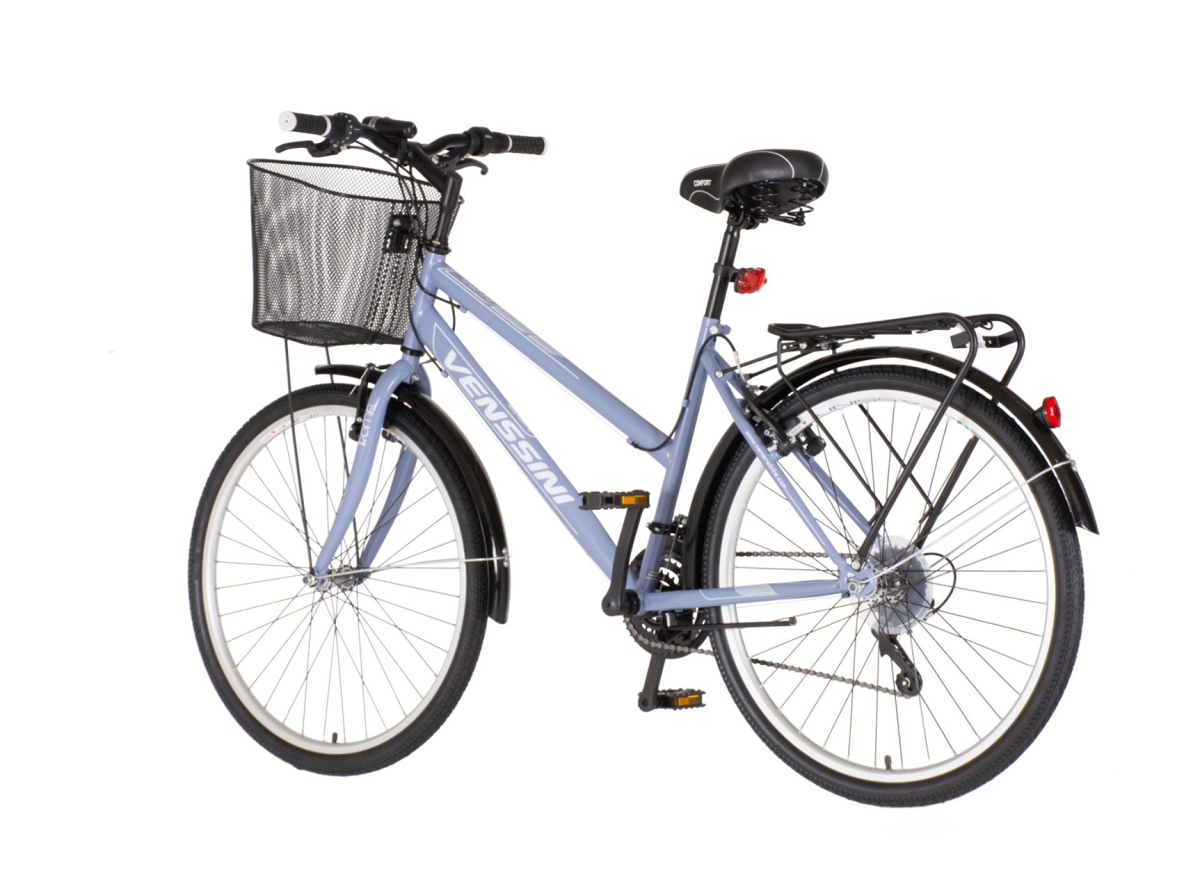 Bicikl Venssini Roma 26" sivo beli