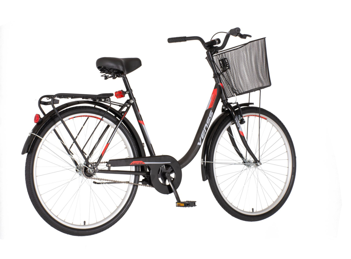Bicikl Venssini Venecija 26" sivo crveni