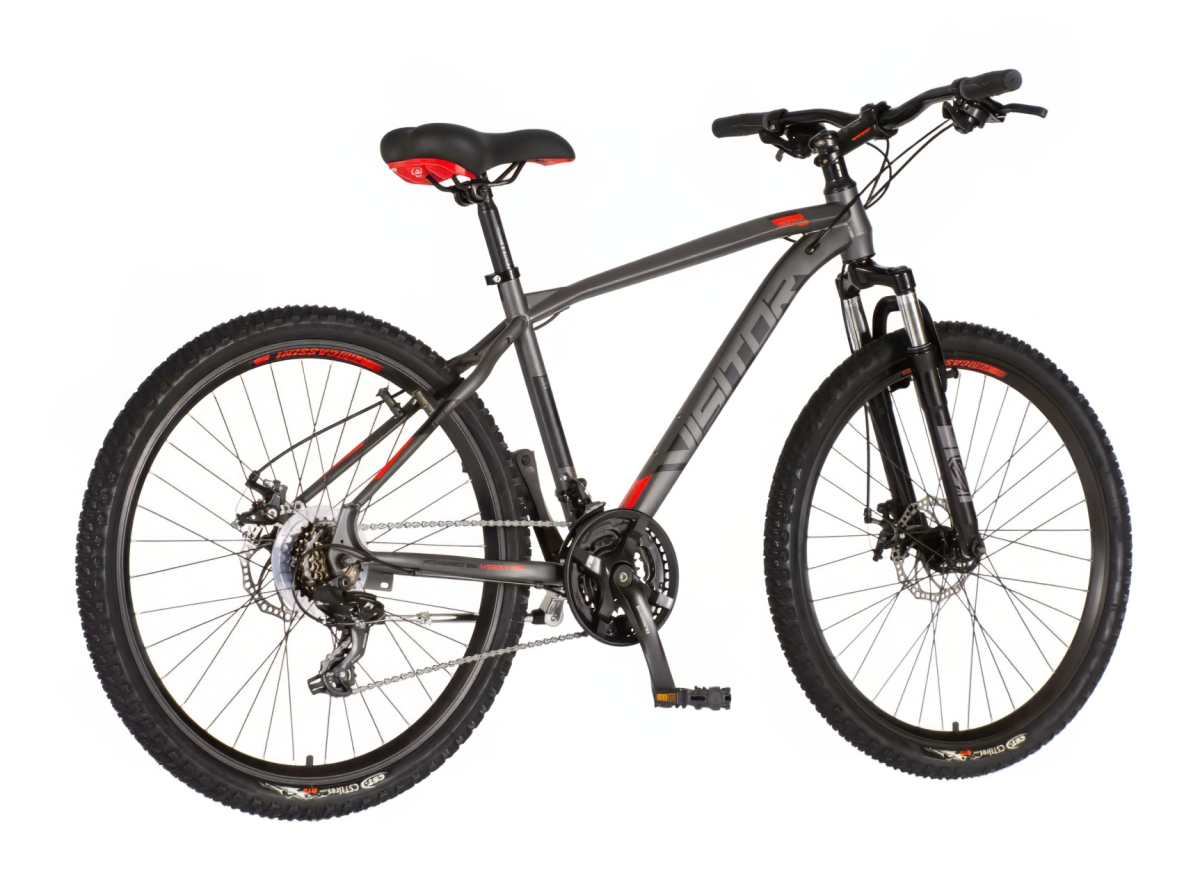 Bicikl Visitor Cascade 26" sivo crveni