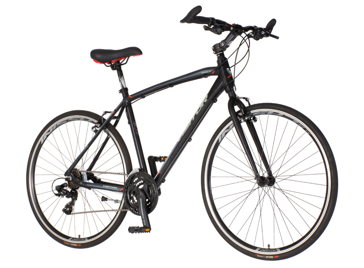 Touring cross bicikla visitor crno siva-tre282fit
