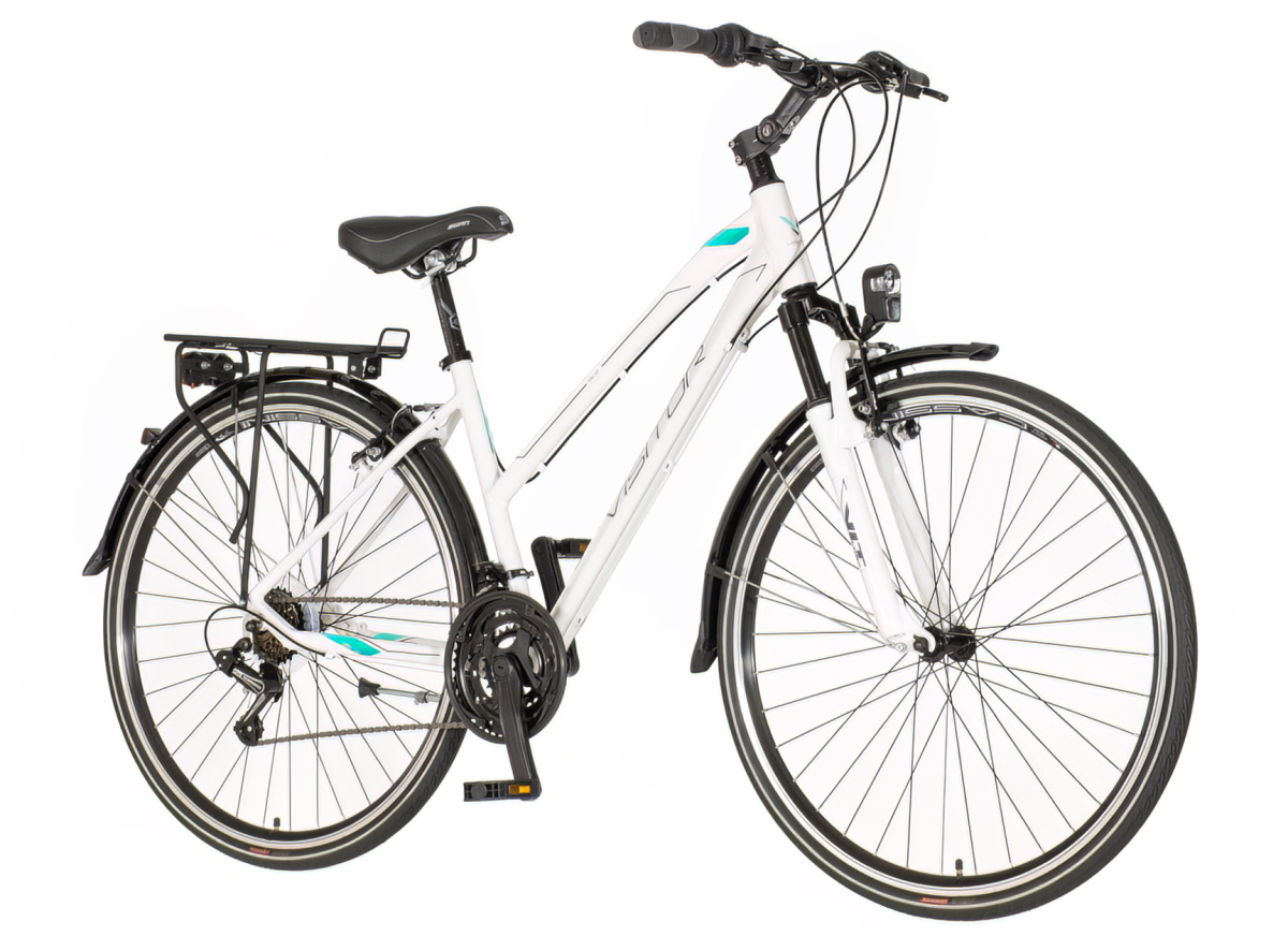 Bicikl Visitor Terra lady 28" belo tirkiz