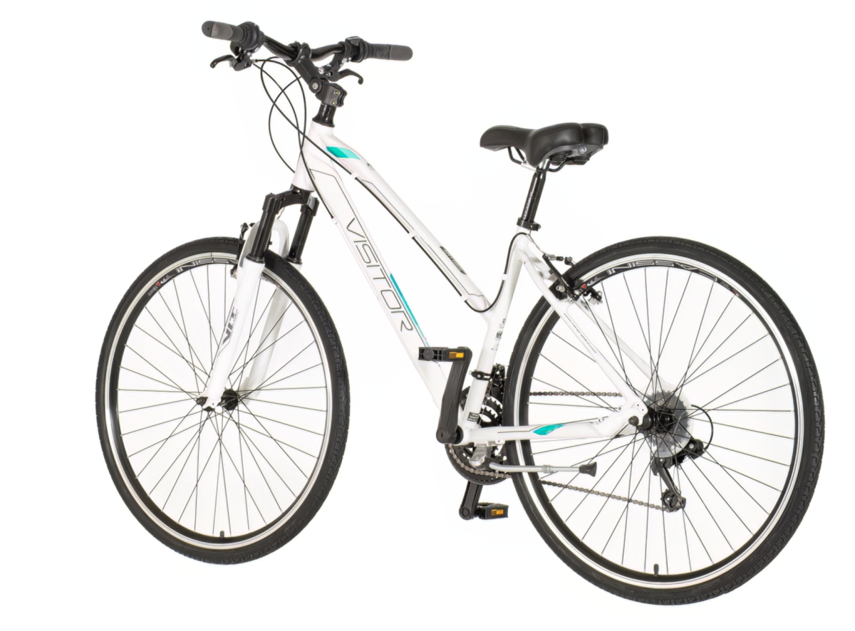 Bicikl Visitor Terra lady 28"  belo sivi