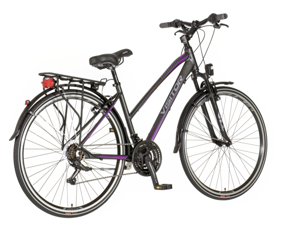 Bicikl Visitor Terra lady 28" crno ljubičasti