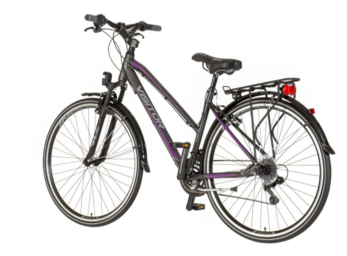 Bicikl Visitor Terra lady 28" crno ljubičasti