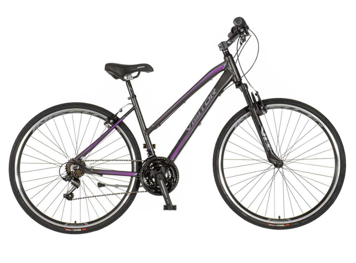 Bicikl Visitor Terra lady 28" crno ljubičasti