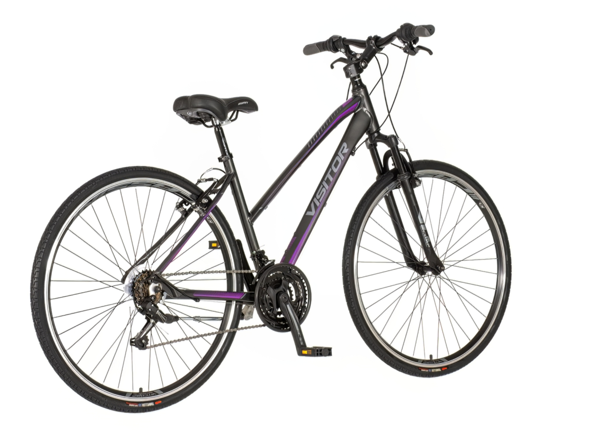 Bicikl Visitor Terra lady 28" crno ljubičasti
