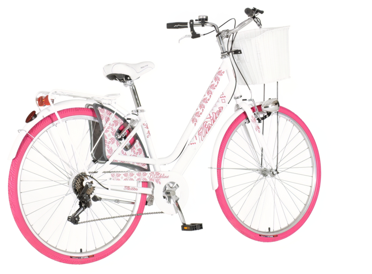 Bicikl Visitor Fashion Madeline 28" belo roze